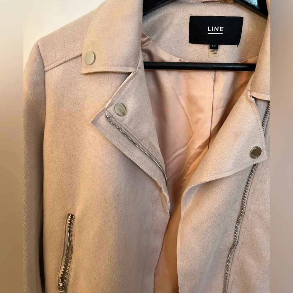 NEVER WORN Line Faux suede jacket - Picture 5 of 5
